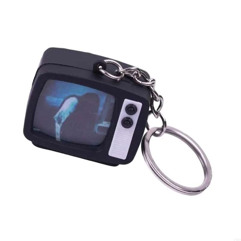 Mini Bag Charm with Light-Up Screen for Backpack Carry Use