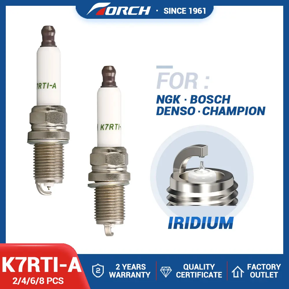 2-8PCS TORCH K7RTI-A/OE215 3707100XEG08B Compatível para Great Wall Wingle 1.5T GW4G15K/100Kw HAVAL LHERY/JOLION GW4G15K/110Kw