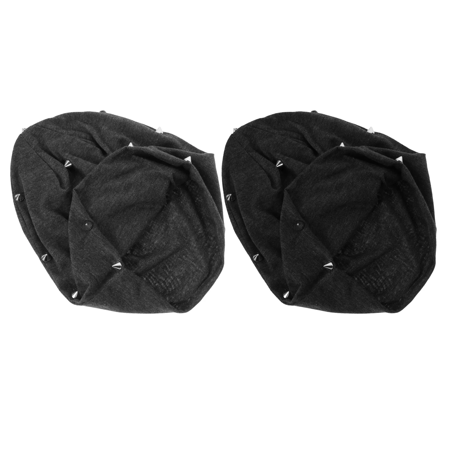 2 قطعة قبعة صغيرة برشام قبعات الشتاء الدافئة خفيفة الوزن للخارجية أنيقة المحمولة للجنسين مريحة محبوك يندبروف الحديثة