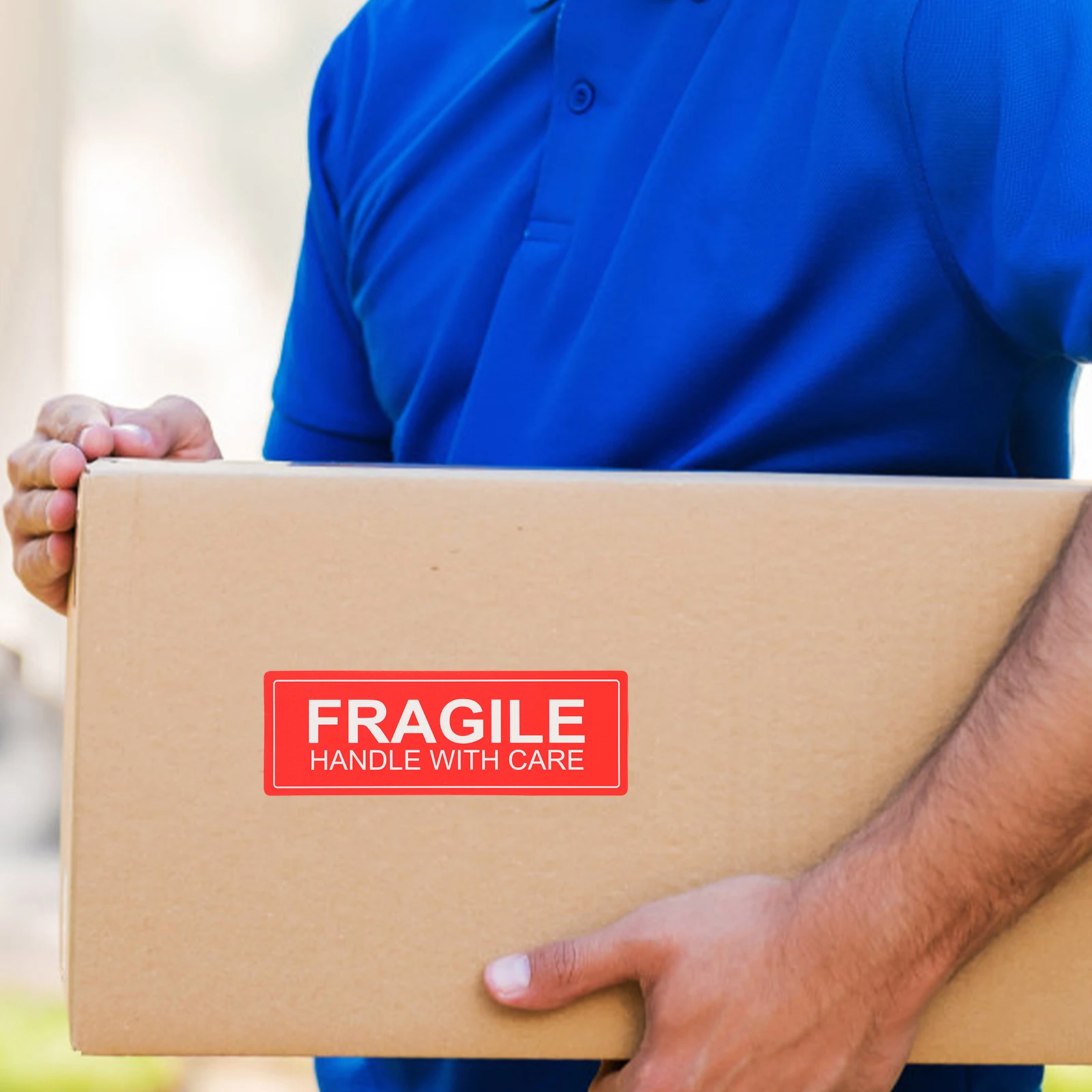 

Premium Self-Adhesive Warning Fragile Shipping Labels Packing Safety Tape Moving Stickers File Folder Label Stickers For
