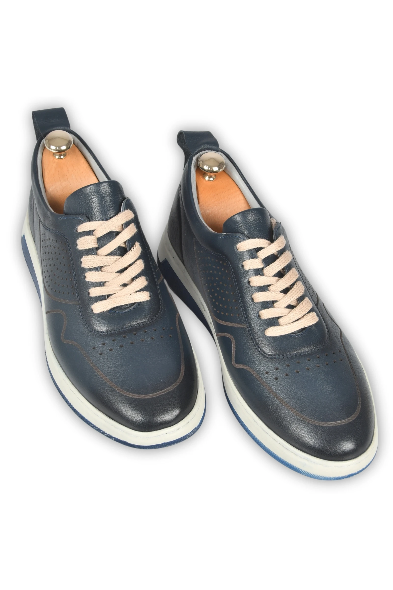 DeepSEA Genuine Leather Sneakers with Holes Front and Side Holes 2509961