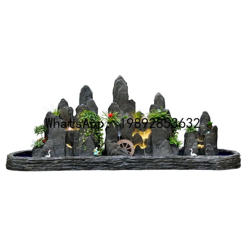 PYJ Large Rockery Flowing Water Fountain Circulating Water Balcony Garden Courtyard Villa Flowing Water Landscaping