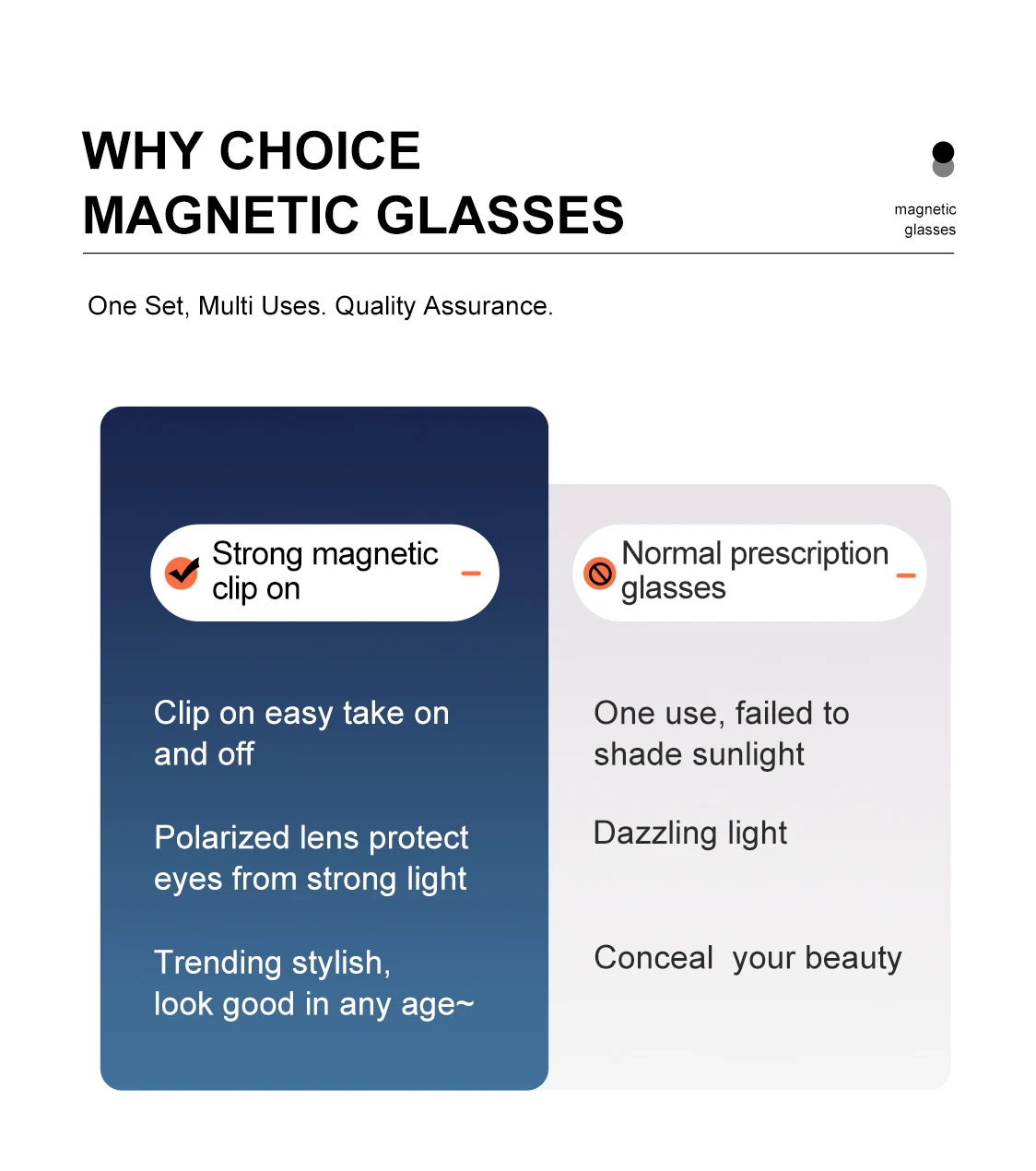 RS003 Myopie Brillen Rahmen Männer Quadratische Optische Gläser Rahmen Polarisierte Magnetische Clip auf Sonnenbrille – Detail 2