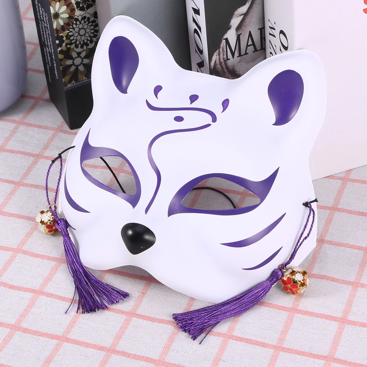 

Маска кошки в японском стиле, полнолицевая маска для косплея, вечерние, легкий, удобный, носимый дизайн для ролевых игр, мероприятия