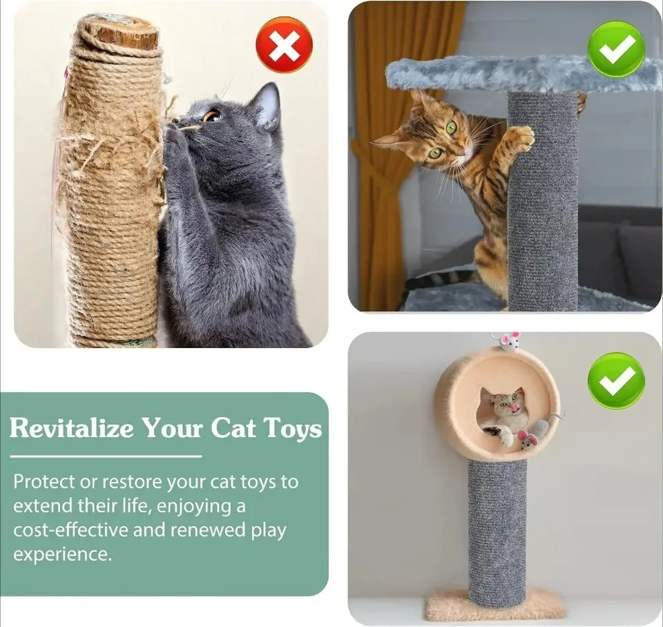 Zuschneidbarer selbstklebender Teppich für Katzen, Kratzbrettwand, Anti-Katzen-Kratzbrett, Sofa, DIY-Katzen-Kratzbrett, Sofa-Schutz, Pfoten schärfen – Detail 8