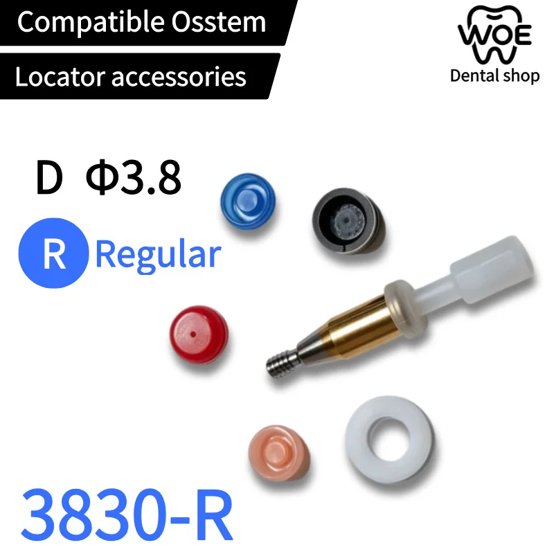 Osstem LOCATOR Abutment Kit Female Caps Ball Type Pick Up Driver Lab Analogue Complete Implant Overdenture Replacement Set