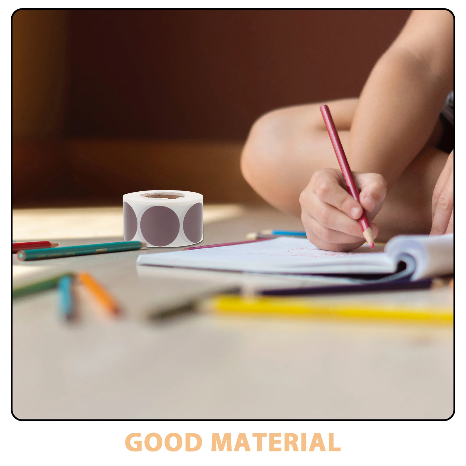 Scratch Off Stickers Round Shape Easy to Use for Schools Companies Homes Gift Tags Art Class Projects Scratch Off Stickers