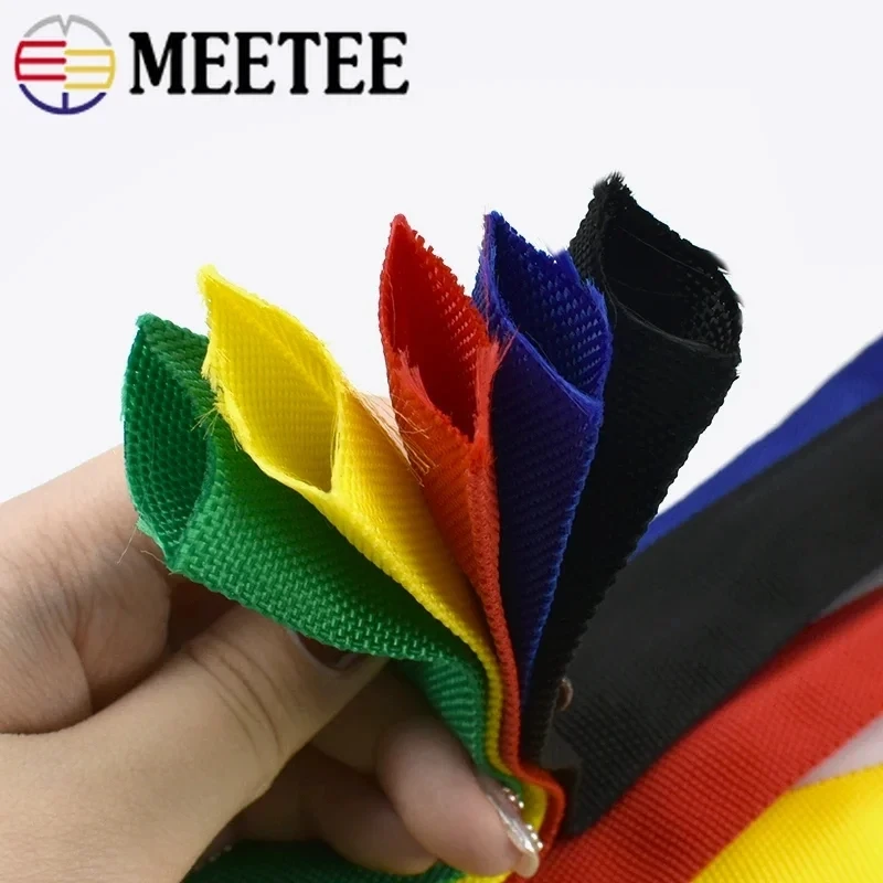 5/10/20M 30mm Hollow Nylon Webbing Tapes Double-layer Tubular Ribbon Bias Binding Clothes Decor Band DIY Sewing Accessories