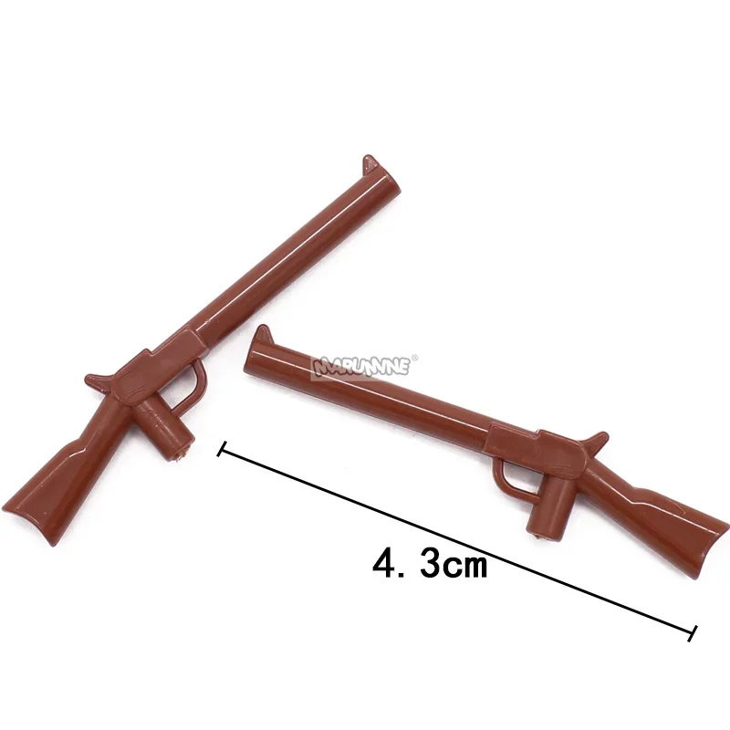 Marumine Building Blocks MOC Military Equipment Compatible 30141 Wapon Gun Rifle Plastic Model Parts Guns Toys For mini Soldier