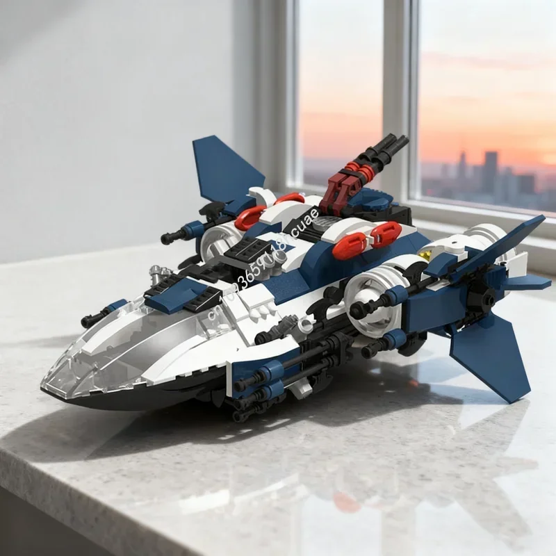 

497pcs MOC Minifig Scale Rebel Courier Star Battle Model Building Toy Blocks Assemble DIY Education Brick Christmas Gifts Kids
