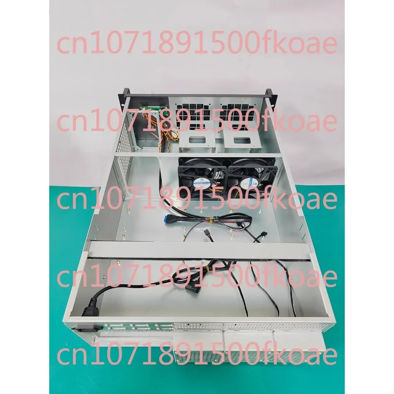 هيكل 4U 650 عميق 12 فتحة 4 قنوات GPU بطاقة الرسومات الترا مايكرو ثنائي القناة اللوحة الرئيسية USB3.0 خادم التعلم العميق AI #2