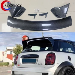 FOR Mini F56 Rear Spoiler Wing with adjustable blade Exterior accessories body kit GP Style Carbon Fiber Spoilers