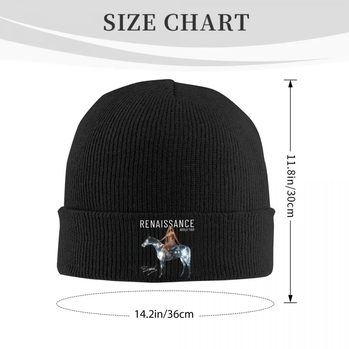 Beyonce Renaissance Tour 2023 Hat Autumn Winter Skullies Beanies Warm Music Concert Cap Female Male Acrylic Knitted Hat