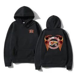 2024 Winter Cotton Essential Men Hell Angels Support 81 Motorclub Banner Hoodie Sweatshirts Graphic Hoodies Unisex