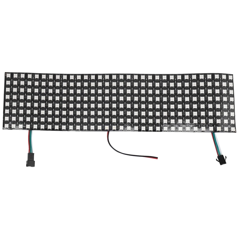 LED Matrix Panel, WS2812B RGB 832 Pixels Digital Flexible Dot Matrix Individually Addressable LED Display Screen-AC37