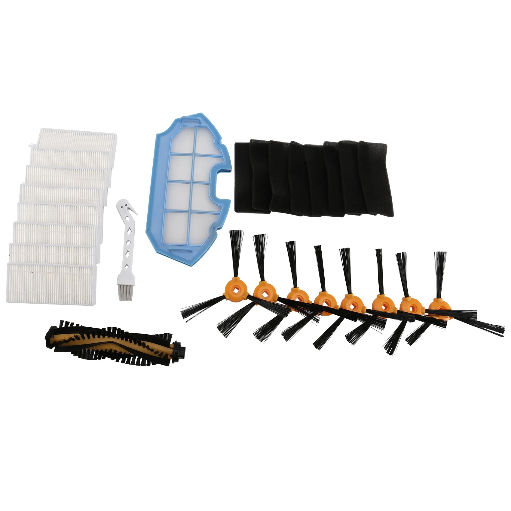 Сменные фильтры и щетки для робота-пылесоса Ecovacs Deebot N79 N79S DN622 500 N79W N79Se Yeedi K600, K700 Сменные фильтры и щетки для робота-пылесоса Ecovacs Deebot N79 N79S DN622 500 N79W N79Se Yeedi K600, K700