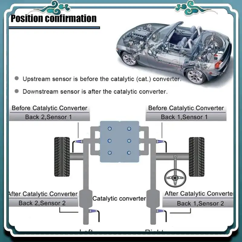 

ABTU-For Infiniti Q40 Q50 Exhaust Manifold Up Stream Front Oxygen Sensor 22693-1PM0A 22693-9HP0A