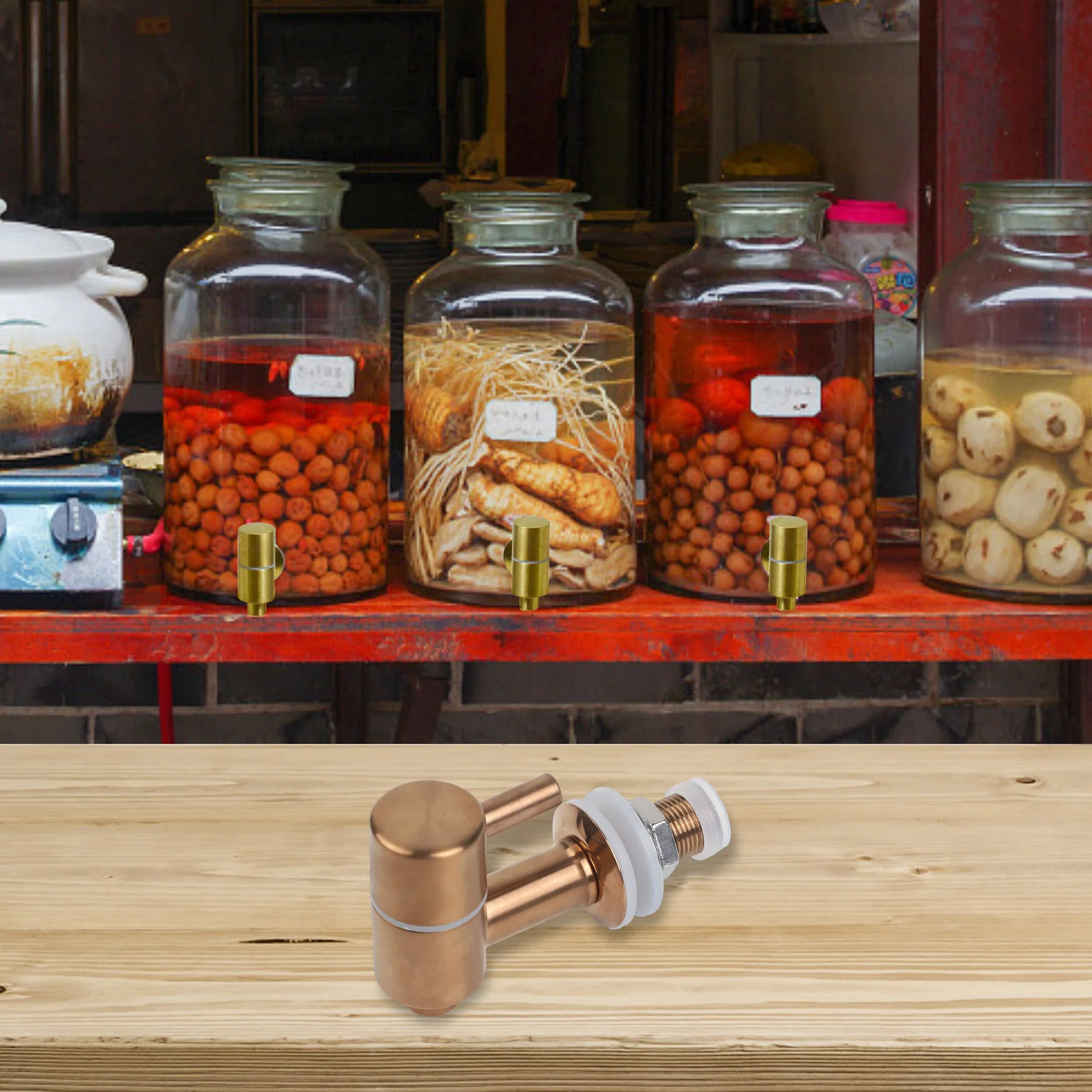 Elegant Design of this Golden Beverage Dispenser Enhances Any Environment While Offering Practical Functionality