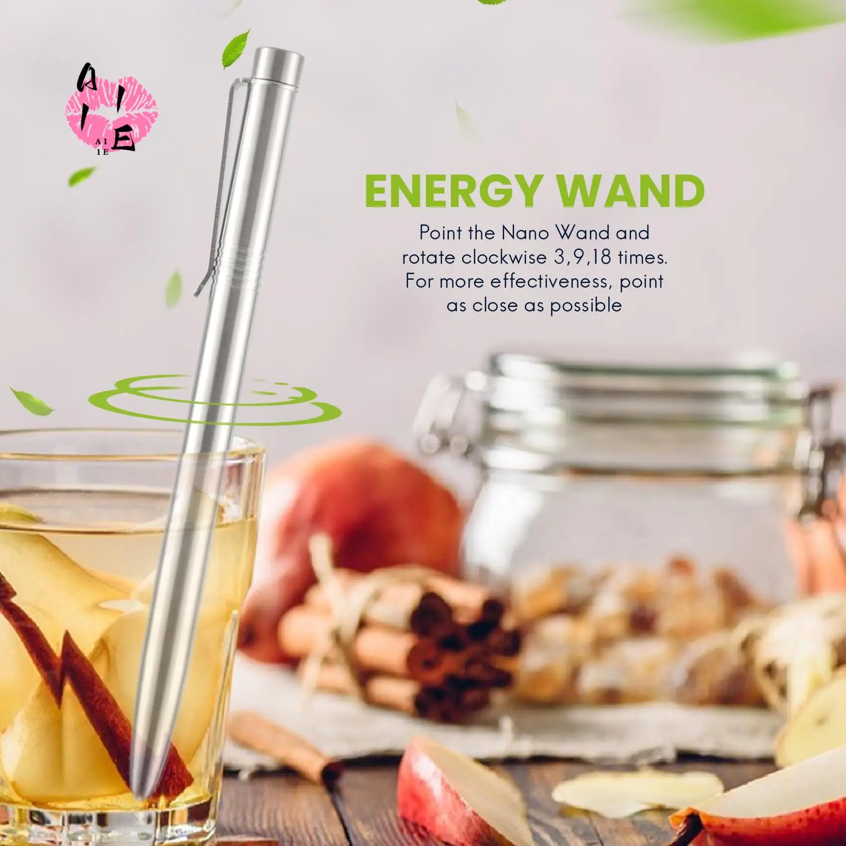 

A11E-Negative Energy Wand NANO Energy Pen Alkaline Water Stick Water Molecule Activation Pen