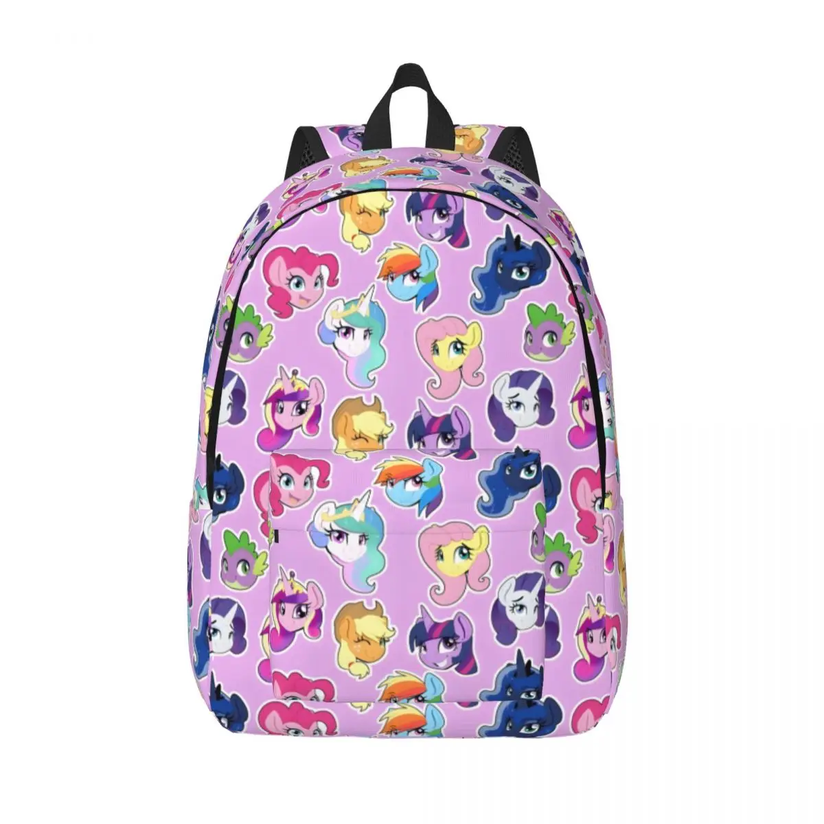 

For Work Pretty Pony Pattern - Pink Sturdy Shoulder Solid My Little Pony Children's Bags Male Lady Bookbag Back To School Gift