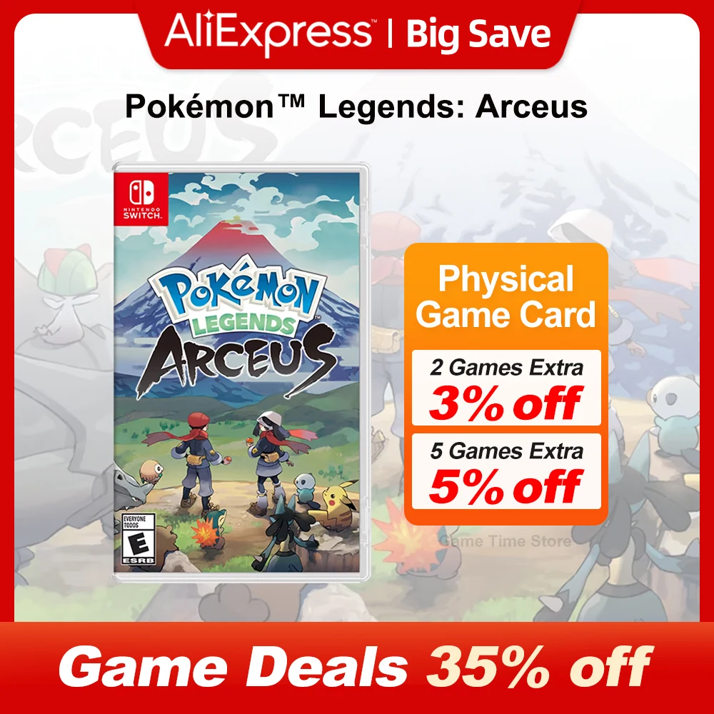 

Pokemon Legends Arceus Nintendo Switch Game Deals 100% Official Original Physical Game Card for Switch OLED Lite Game Console