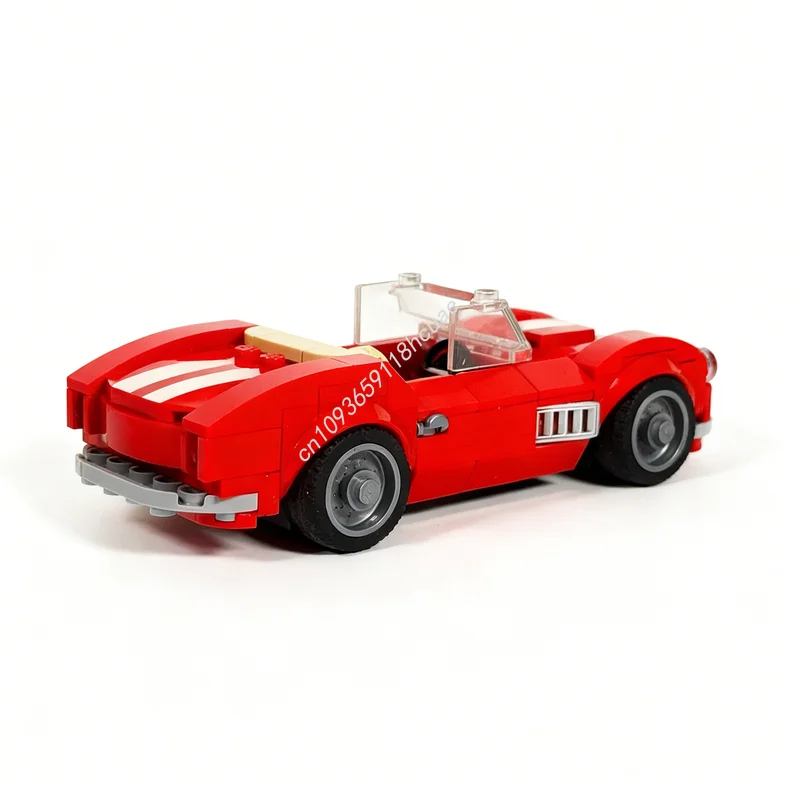 

168pcs MOC City Champions Prancing Horse GT California Model Building Christmas Gifts Blocks Toys DIY Creative Construction Idea