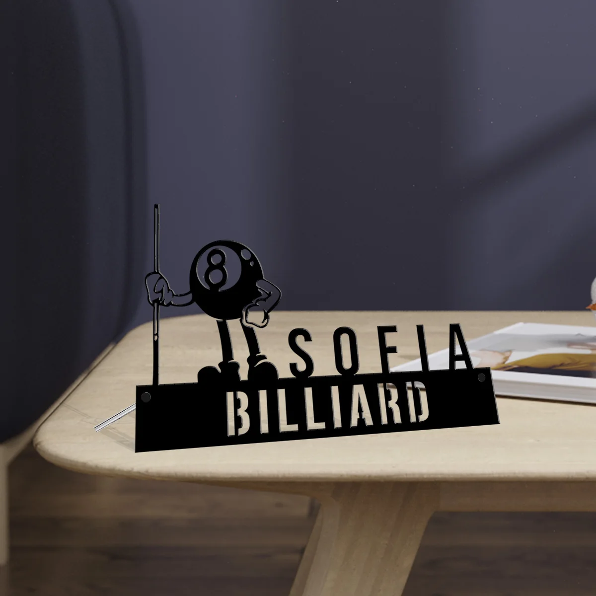 علامات معدنية مخصصة البلياردو منضدية/جدار الفن اسم لوحة معدنية مقهى لعبة غرفة نادي بار ديكور هدايا فريدة البلياردو مدرب الهدايا