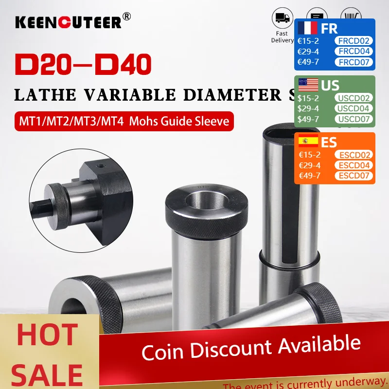 1pcs D20 D25 D32 D40-5/6/7/8/10/12/13/14/16/18/20/25/32/MT1/MT2 MM CNC lathe tool holder tool magazine guide bushing Taper shank