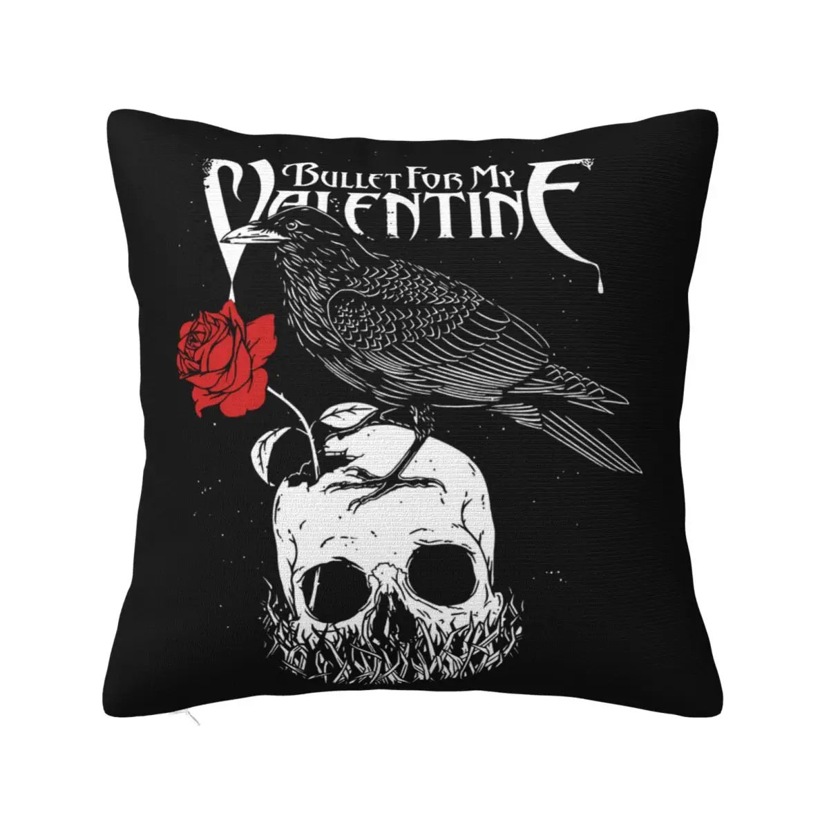 Bullet For My Valentine Raven Sxxl Metal T T New Cartoon Popular Style Present Straight 2021 Pillow Case