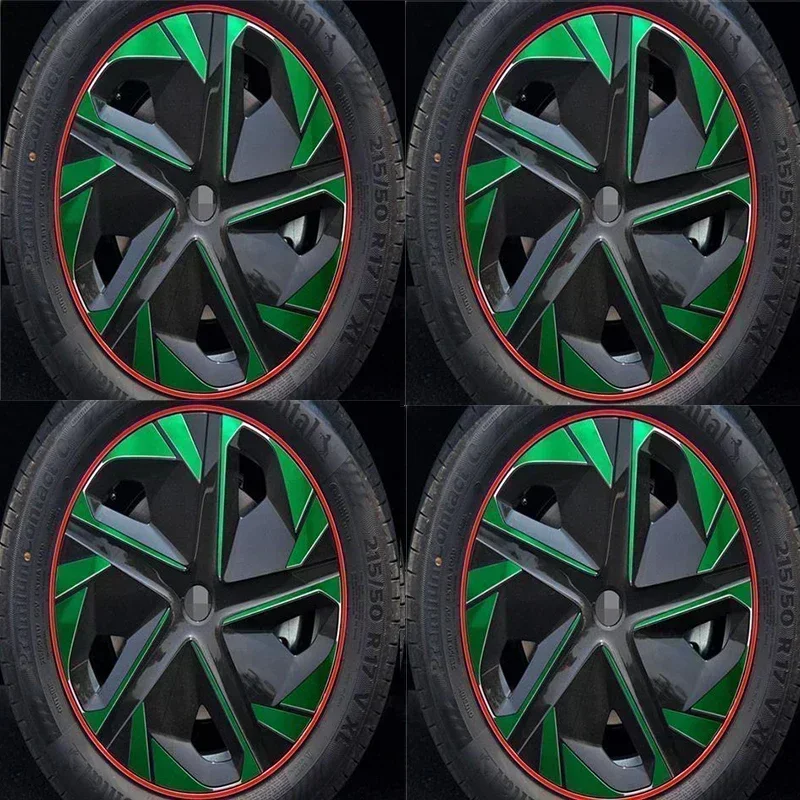For MG MULAN MG4 EV 2022 2023 4PCS/SET Hub Wheel Sticker 17-18-Inch Automobile Full Cover Car Accessories