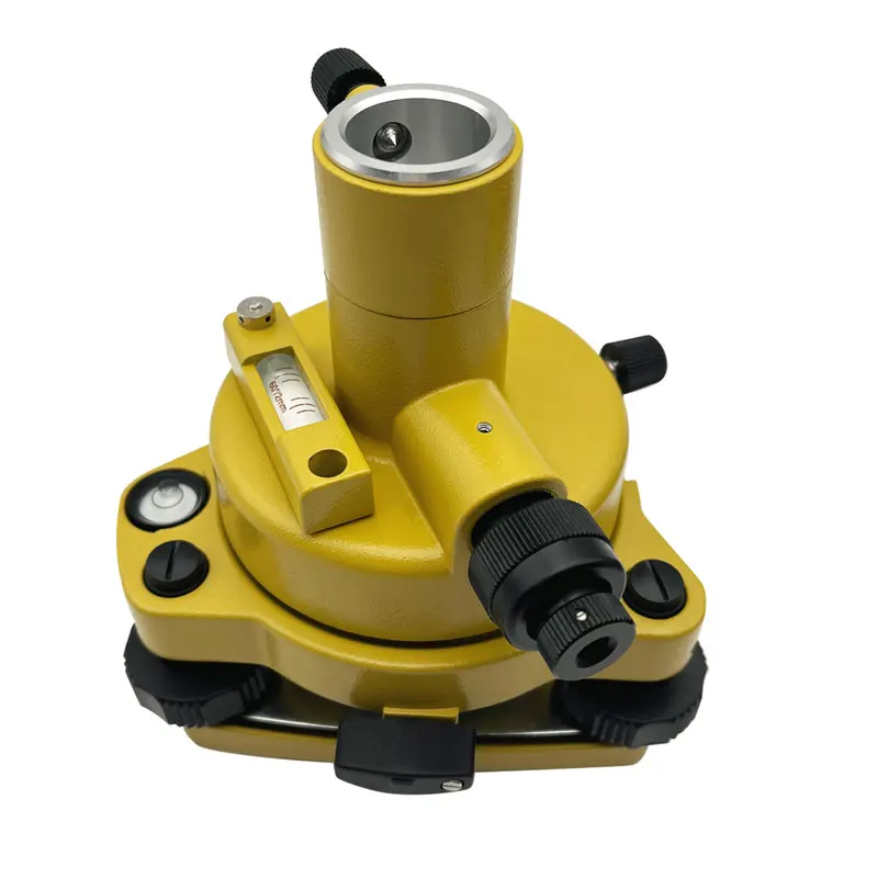 New version Yellow Tribrach & Adapter With Optical Plummet For Total Station Surveying instrument