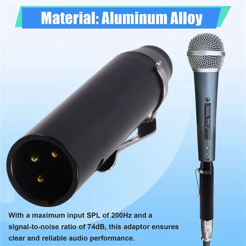 콘덴서 악기용 마이크용 클립 스타일 3.5Mm 마이크 변환 플러그 3.5Mm 마이크 변환 플러그