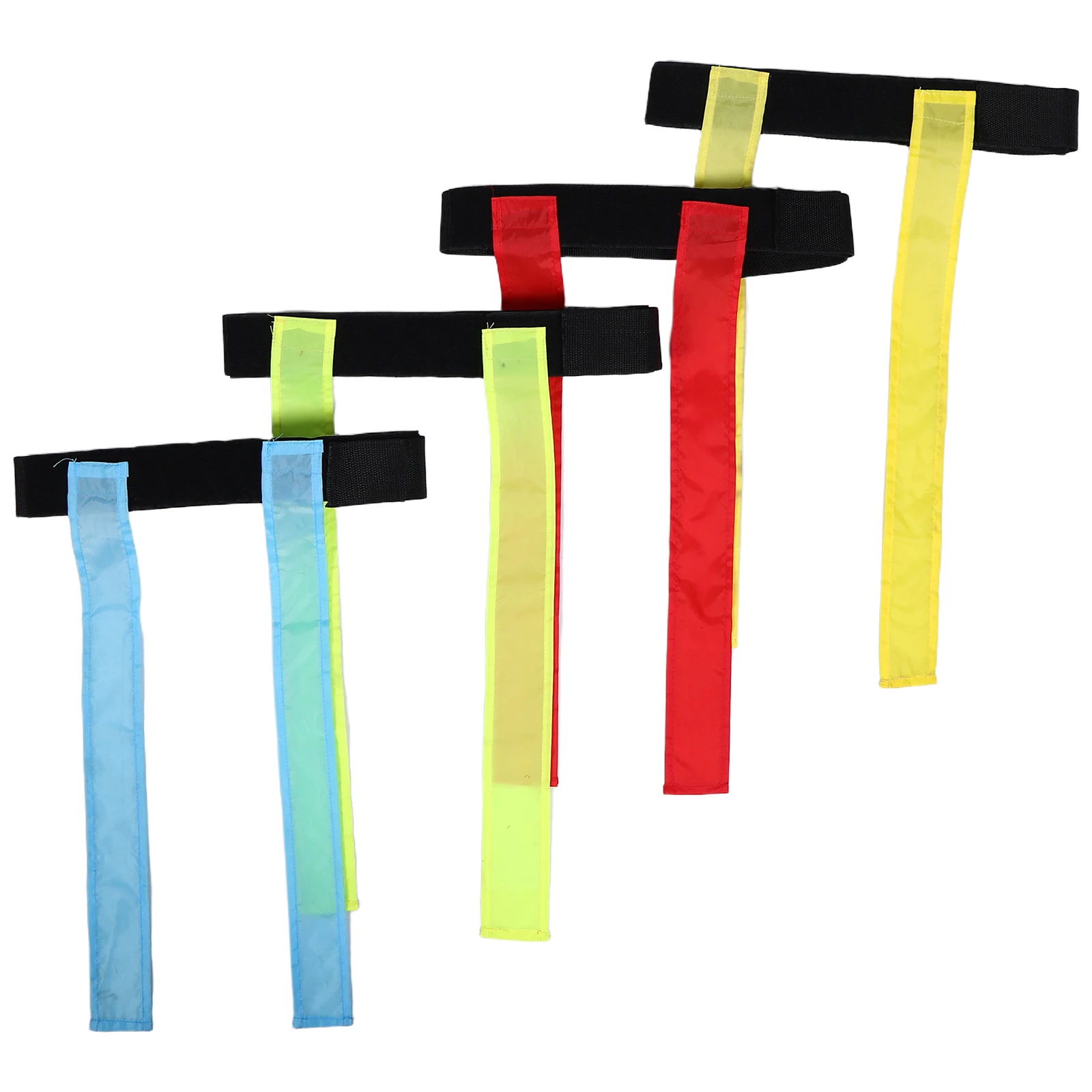 مجموعة أحزمة علم الخصر مكونة من 4 قطع، حزام الرجبي المريح للتدريب على كرة القدم للشباب، أنشطة الألعاب الخارجية، سباق التتابع