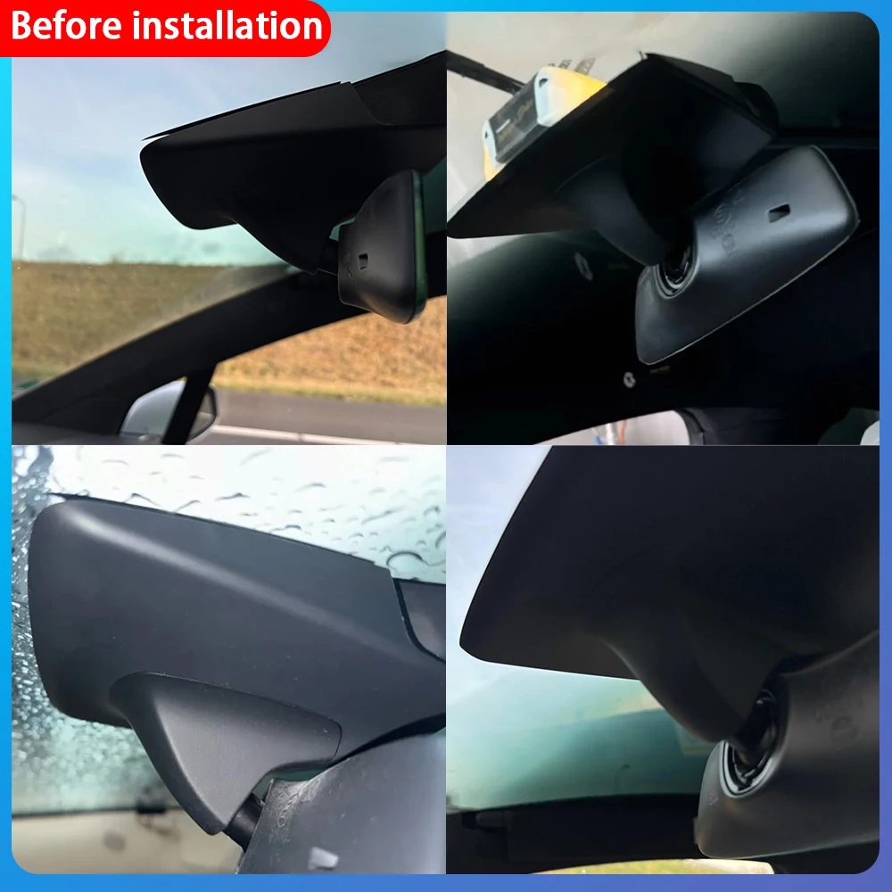 ZhuCamX 4K Dash Cam for Tesla Model X 2015-2025 2160P Wiifi DVR Front Rear Car Camera Plug and Play Video Recorder Night Vision