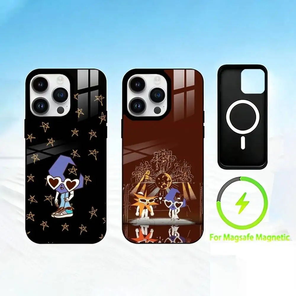 

B-Biochemical nuclear radiation sig Phone Case For iPhone 17 16 15 14 13 12 Pro Max Plus for Mirror Wireless Magnetic Cover