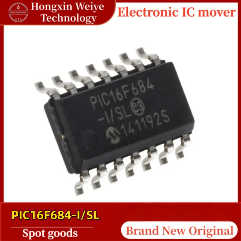10/20 PCS PIC16F684-I/SL SOIC-14  PIC16F684-I  20MHz 1.75KB Microcontroller MCU Brand New In Stock