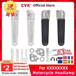 CVK 1Pair Front Footrests Foot Peg Rests For Honda CBR250 MC19 MC22 CBR400 NC23 NC29 CBR250RR NC30 NSR250 Motorcycle Accessories