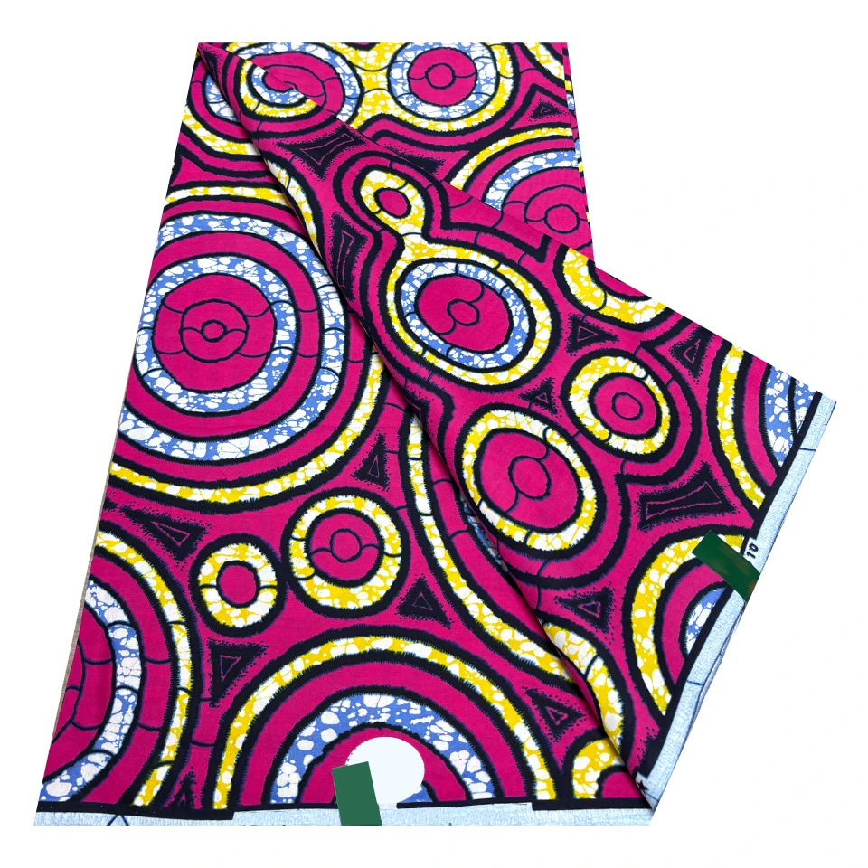 Super Holland 100% algodón peinado Ankara estampado tela teñida tejido sarga diseño Golden Grand Wax telas de camisa africana