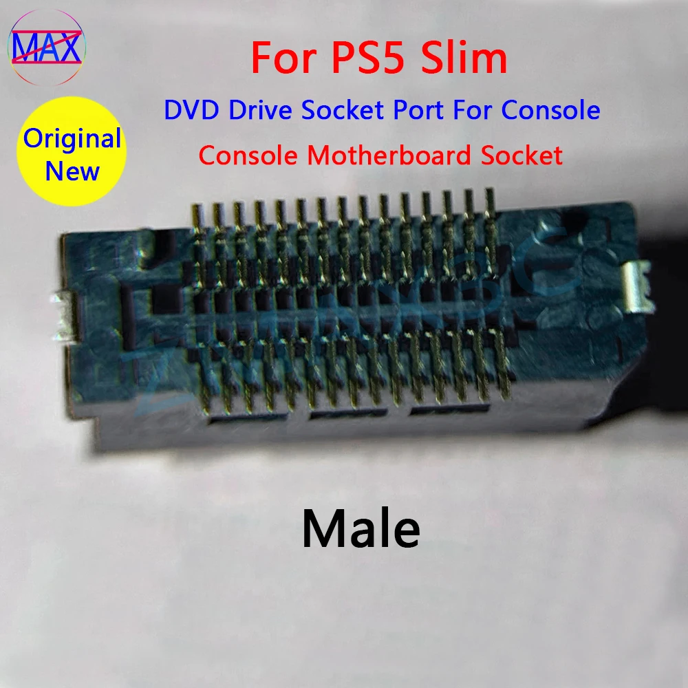Original New DVD Drive Socket Port Male For PS5 Slim Console Motherboard For PS5slim Host Interface Slot Port Replacement Parts