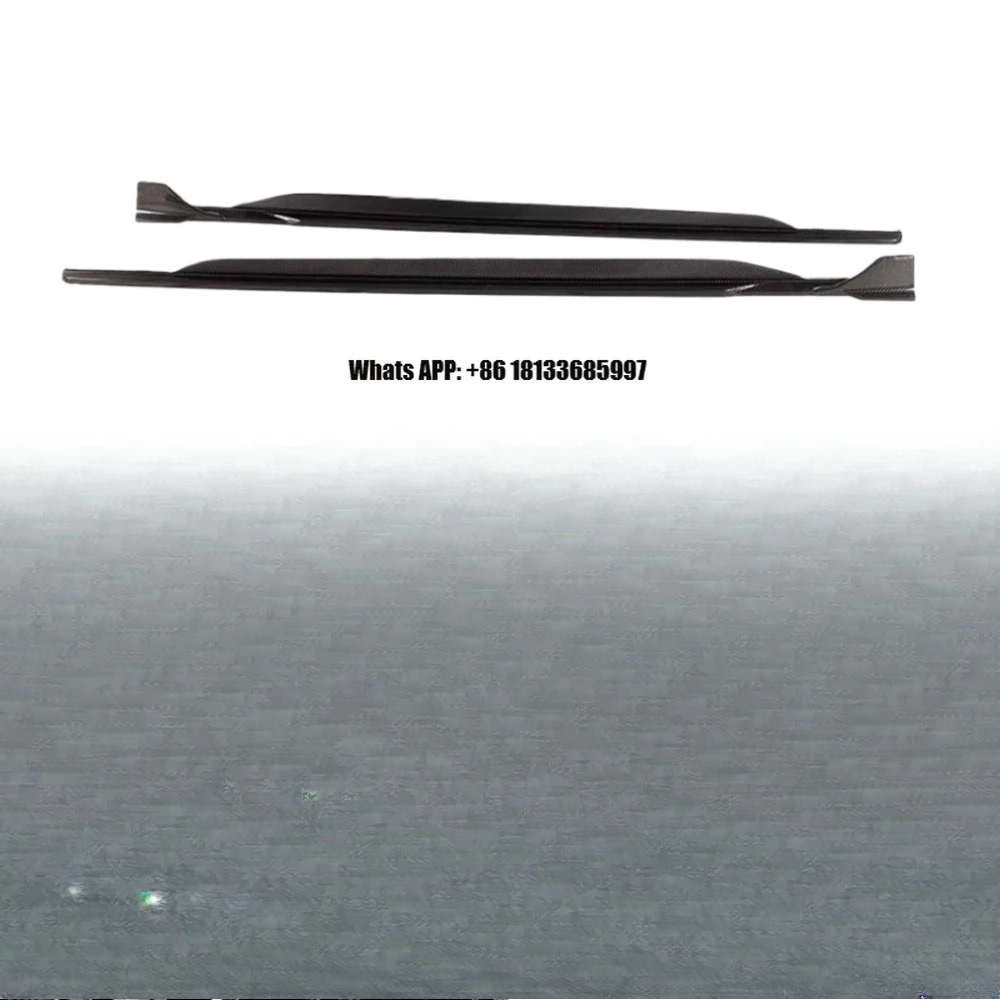 

Car Modification c Dry Carbon Fiber Side Skirt Edge Skirt Edge Turbulence Suitable for Audi