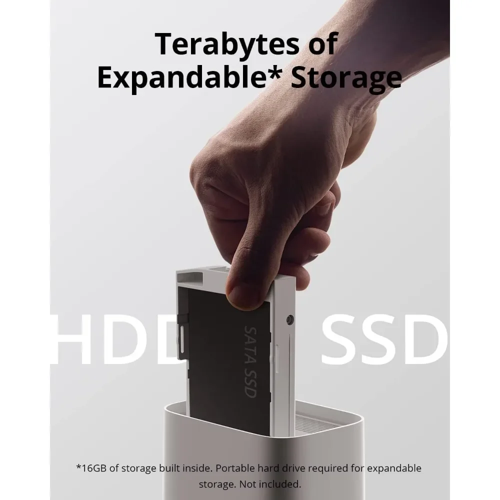 HomeBase S380 (HomeBase 3)، مركز أمان eufy Edge، تخزين محلي قابل للتوسيع حتى 16 تيرابايت، توافق منتجات eufy Security،