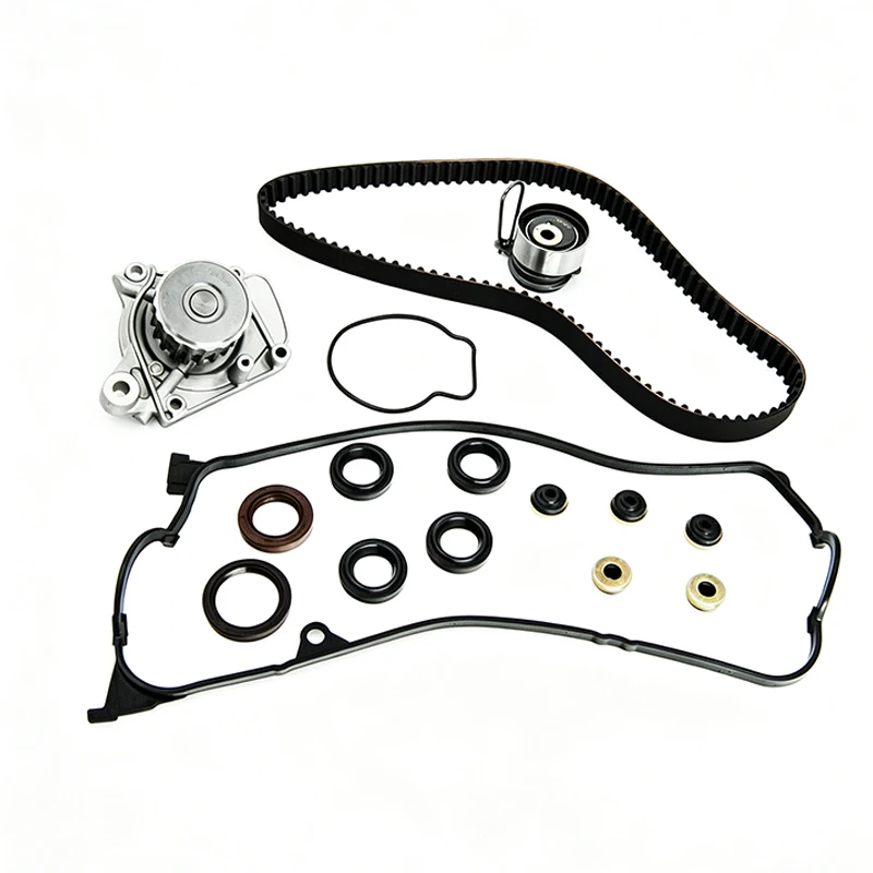 #￥forTBK312 H46 VC4034 14516-PCL-000 Timing Belt Kit With Water Pump TensionerValve CoverGasketOil Seals 01-05 1.7L Engine Parts