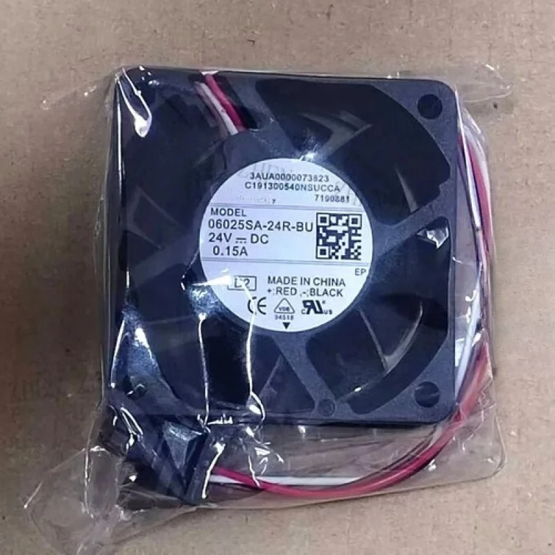 

New Original 1 PCS 06025SA-24R-BU DC24V 0.15A 4 Wire cooling fan Fast shipping