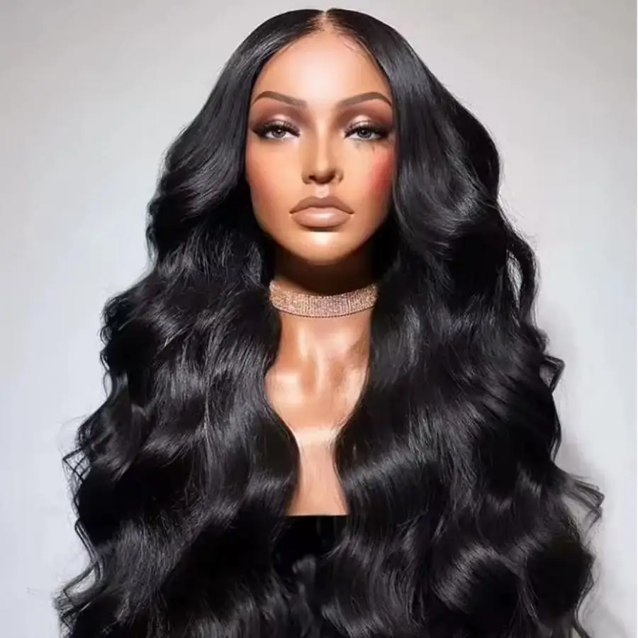 

30 40 Inch 13x6 HD Transparent Lace Frontal Wigs Body Wave Human Hair Wigs Preplucked Black 13x4 Brazilian Hair Wigs for Women