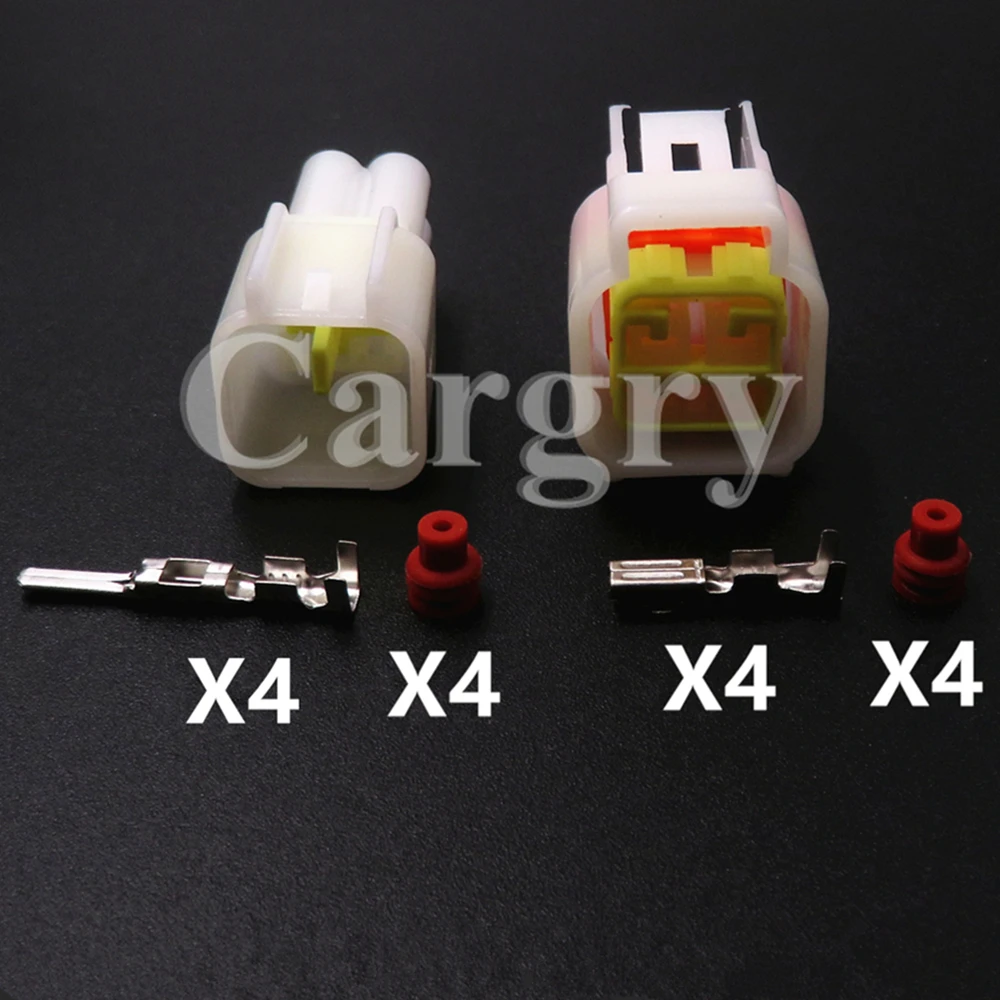 1 zestaw 4P FW-C-4M-B FW-C-4F-B FW-C-4M-W FW-C-4F-W gałka przepustnicy samochodu przełącznik prędkości przewód elektryczny wodoodporne gniazdo