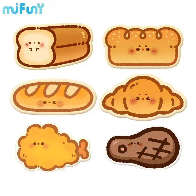 Mifuny Kawaii Toast Handrest Mini gelang tangan silikon lucu sandaran tangan Anime bantal untuk kantor mengetik Aksesori game