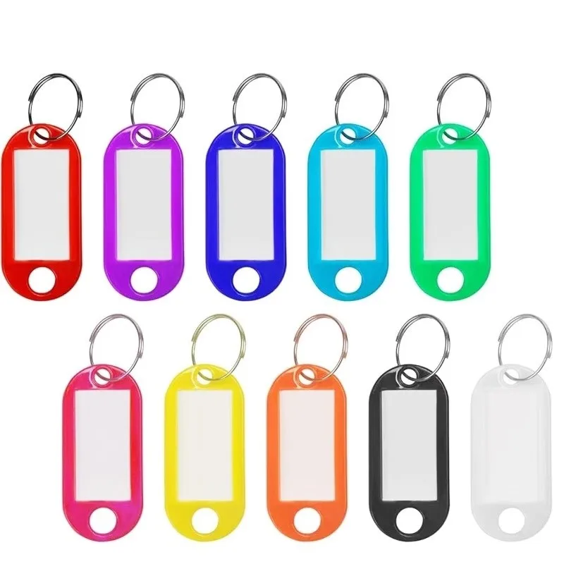 31 pcs Blank Luggage Tags with Random Color Assortment, ideal for Travel Luggage ID and Home Storage Organizing