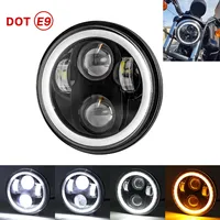 5 75 Inches Led Lights for Motorcycle Front Headlights High Beam Bulb for For Sportster XL883 XL1200 Headlight