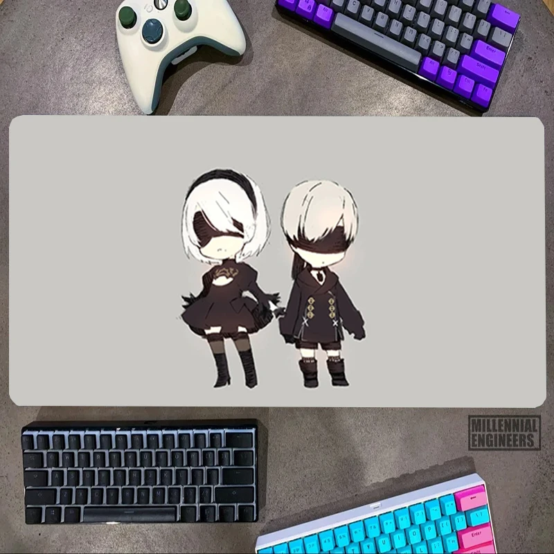 

NieR:Automata Game Mouse Pad YoRHa No.2 Office Accessories Desk Mat Mousepad Gamer Gaming Mats Big Mousepepad Keyboard Extended