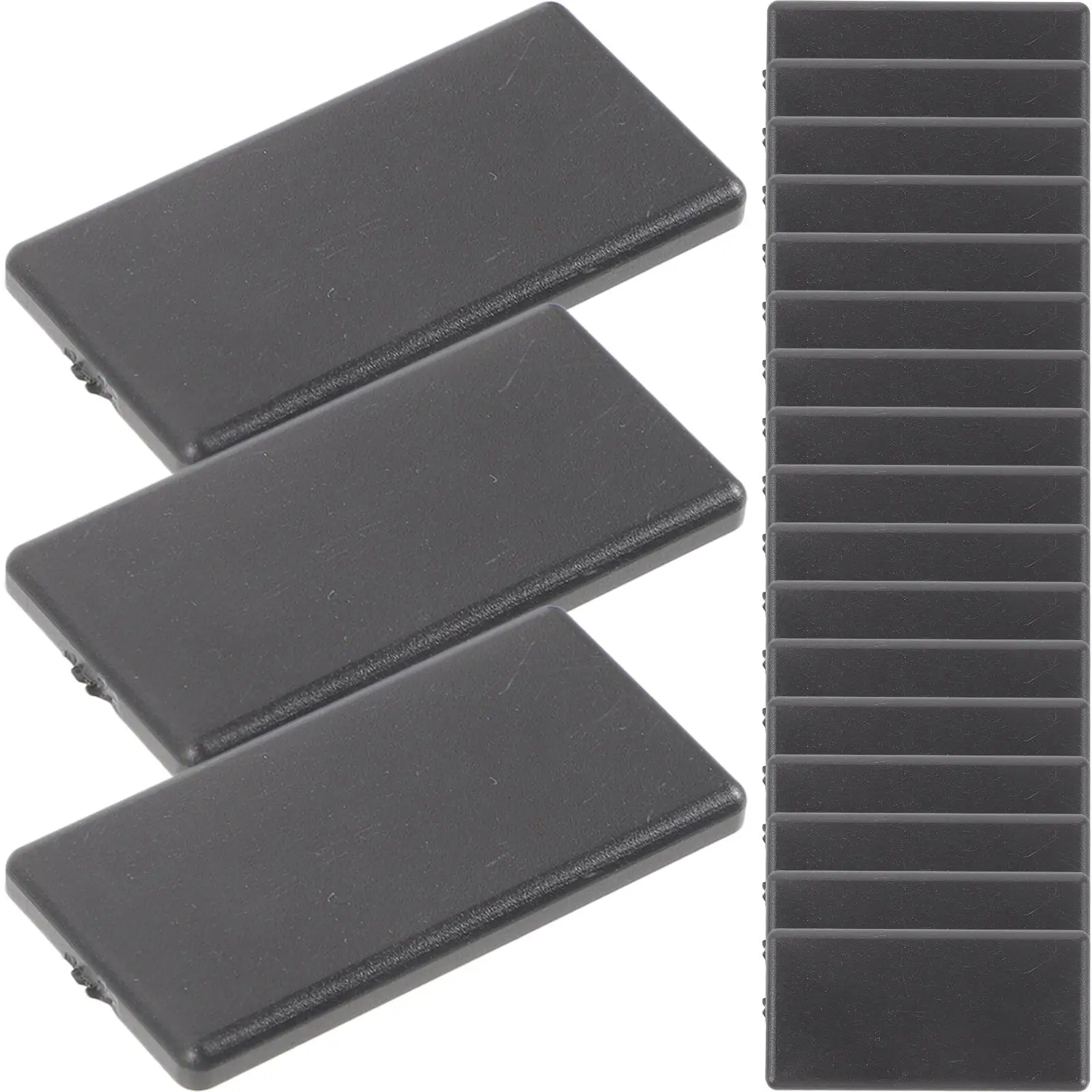 

20pcs Black Double Hole 2040 Aluminum Profile End Cap Cover Protector Accessory Window Dustproof Splashproof Nylon